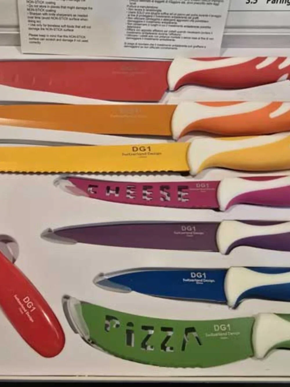 DGI Swizterland Design 7-piece Knife Set & Ceramic Peeler NEW